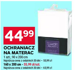 Ochraniacz na materac 160 x 200 cm promocja