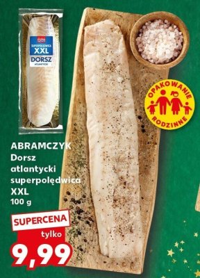 Dorsz atlantycki superpolędwica XXL promocja w Kaufland