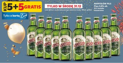 Piwo Namysłów Pils promocja w Kaufland