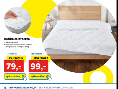 Ko艂dra ca艂oroczna 140 x 200 cm Meradiso promocja