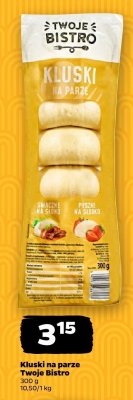 Kluski na parze 300 g promocja w Netto