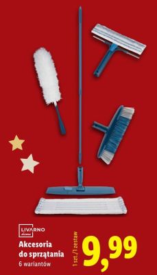 Akcesoria do sprzątania, 6 wariantów promocja w Lidl