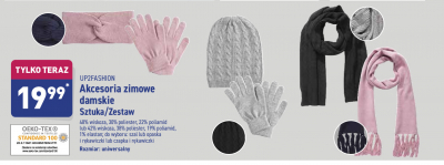 Czapka i rękawiczki damskie Up2fashion promocja