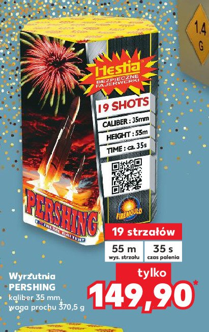 Wyrzutnia pershing 19 strza艂贸w Hestia promocja