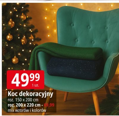 Koc dekoracyjny promocja w Leclerc