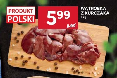 Wątróbka z kurczaka promocja w Stokrotka