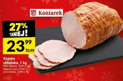Szynka chłopska Koniarek, 1 kg promocja w Twój Market