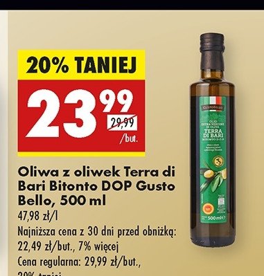 Oliwa z oliwek Gustobello promocja