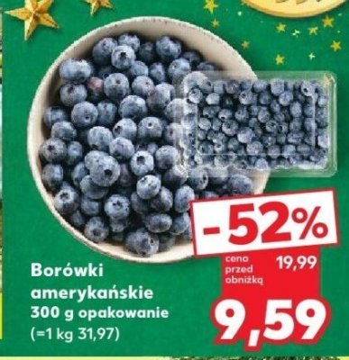 Borówki amerykańskie Bio organic promocja w Kaufland