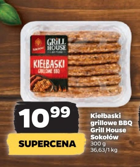 Kiełbaski wieprzowe na grill Sokołów promocja