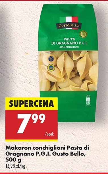 Makaron conchiglioni Gustobello promocja