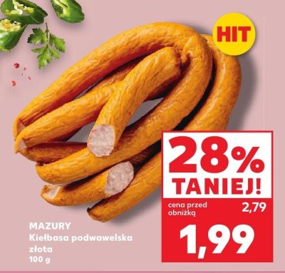 Kiełbasa podwawelska złota promocja w Kaufland