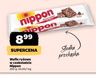 Wafel ryżowy w czekoladzie  promocja w Netto