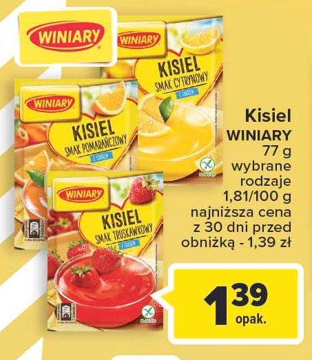 Kisiel cytrynowy Winiary promocja