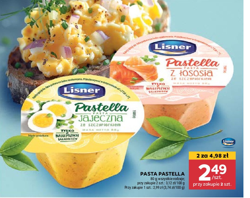 Pasta z 艂ososia Lisner promocja