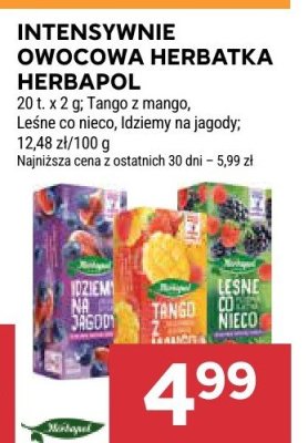 Herbatka intensywnie owocowa leśne co nieco Herbapol promocja w Stokrotka