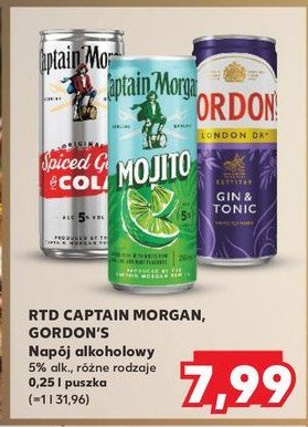 Drink GORDON'S GIN & TONIC promocja