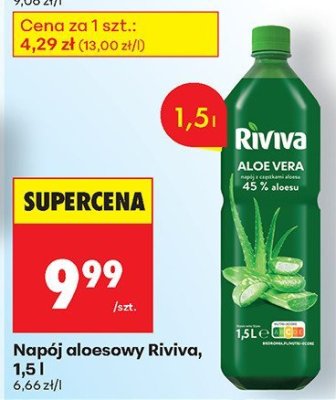 Napój aloesowy 1,5 l promocja w Biedronka