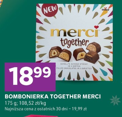 Bombonierka Together Merci promocja w Stokrotka