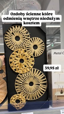 Ozdoby ścienne  promocja w Action