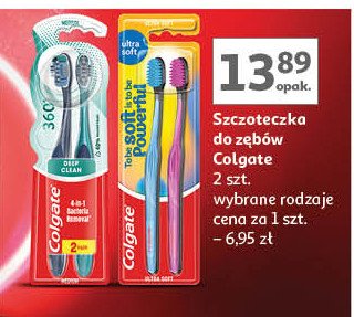 Szczoteczka do zębow średnia Colgate 360 promocja w Auchan