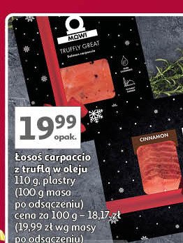 艁oso艣 carpaccio z trufl膮 Mowi promocja