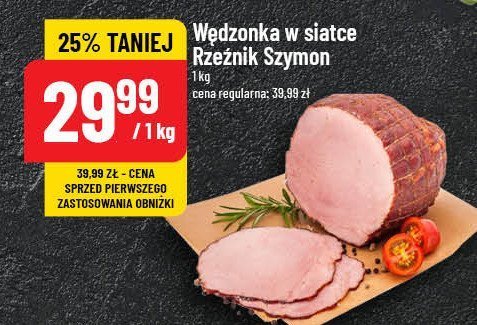 Wędzonka w siatce Rzeźnik szymon poleca promocja