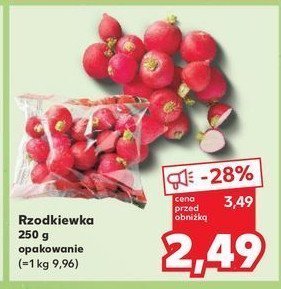 Rzodkiewka promocja w Kaufland