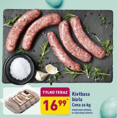 Kiełbasa biała wieprzowo-wołowa Kaminiarz promocja
