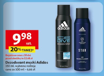 Dezodorant Adidas men champions league star edition Adidas cosmetics promocja