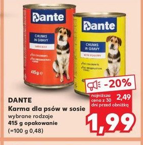 Karma dla psa wołowina K-CLASSIC DANTE promocja