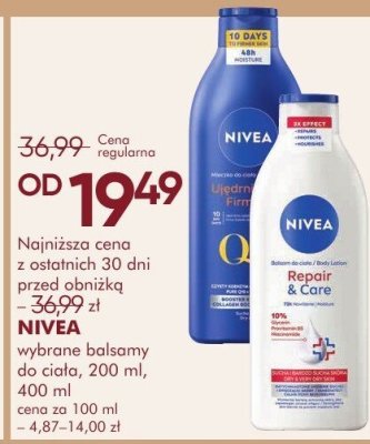 Balsam Nivea Repair & Care promocja w Super-Pharm