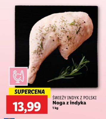 Noga z indyka Świeży indyk z polski promocja