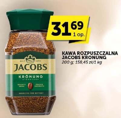 Kawa rozpuszczalna Jacobs Kronung promocja w Euro Sklep