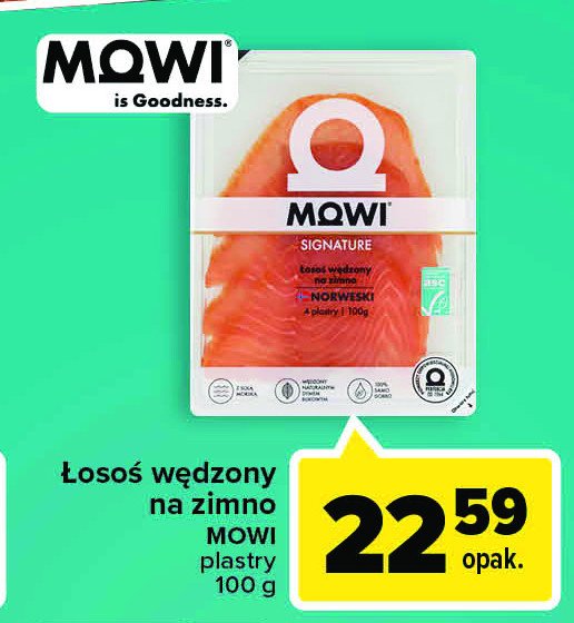 Łosoś norweski wędzony na zimno promocja