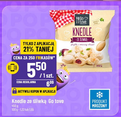 Knedle ze śliwką Gotove promocja