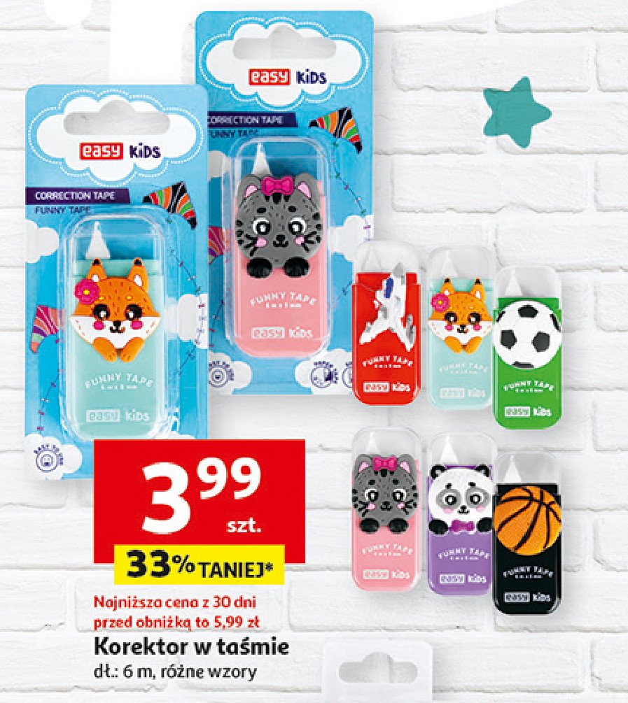 Korektor w taśmie Easy promocja