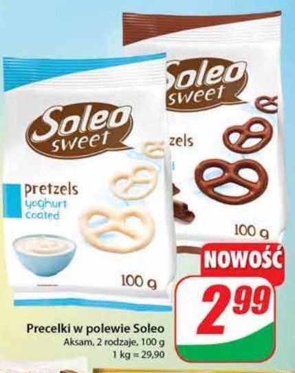 Precelki w polewie jogurtowej SOLEO promocja