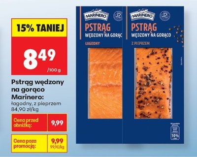 Pstrąg wędzony promocja w Biedronka