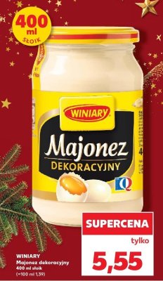 Majonez dekoracyjny Winiary 400 ml promocja w Kaufland