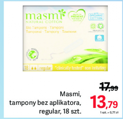 Tampony regular Masmi promocja
