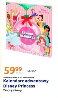 Kalendarz adwentowy Disney Princess promocja w Action