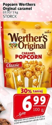 Popcorn Werthers Original caramel STORCK promocja w Prim Market