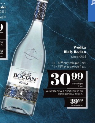 Wódka Biały Bocian 0,5l promocja w POLOmarket
