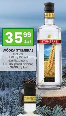 Wódka Stumbras 40% vol. 0,5l promocja w Twój Market