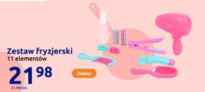 Zestaw fryzjerski 11 elementów promocja w Action
