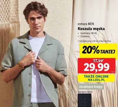 Koszula męska Esmara promocja