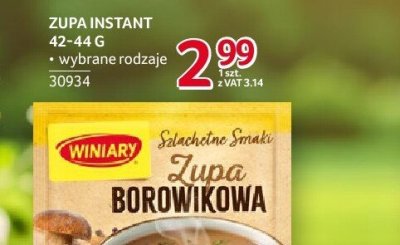 Zupa instant Borowikowa Winiary 42-44 g promocja w Selgros