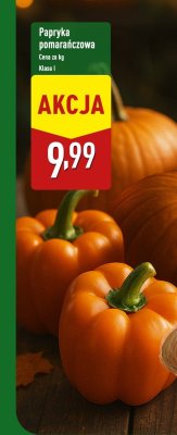 Papryka pomarańczowa promocja w Aldi