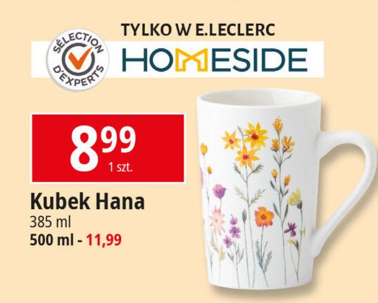 Kubek hana 500 ml HOMESIDE promocja